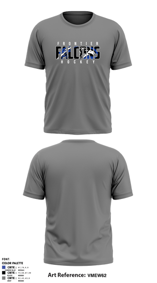 Short Sleeve Performance Shirt, Frontier Central Hockey, Hockey, Teamtime, Team time, sublimation, custom sports apparel, team uniforms, spirit wear, spiritwear, sports uniforms, custom shirts, team store, custom team store, fundraiser sports, apparel fundraiser