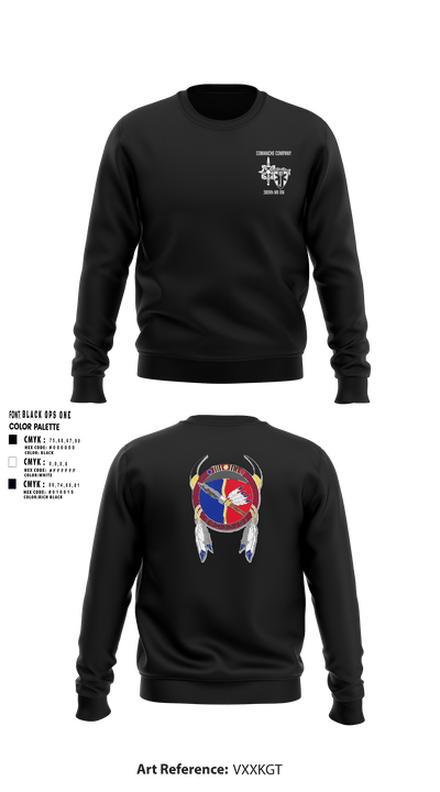 Comanche, 309th MI BN 43533231 Crew Neck Sweatshirt - 3