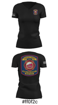Canyon Creek Rural Fire District 51909217 Women's Short Sleeve V-neck Shirt - 19