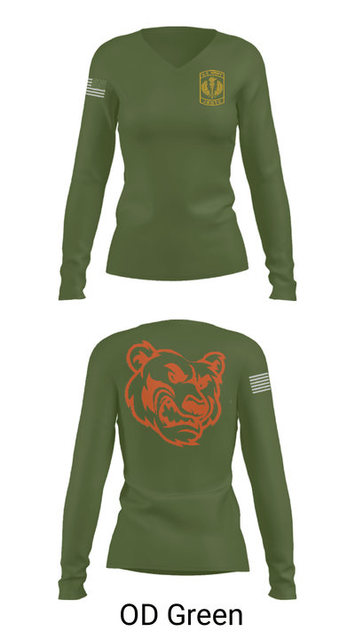 Trevor G. Browne 7825147 Women's Long Sleeve V-neck Shirt - 39