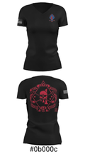 1/1 Alpha Company "Red Death" 93413516 Women's Short Sleeve V-neck Shirt - 19