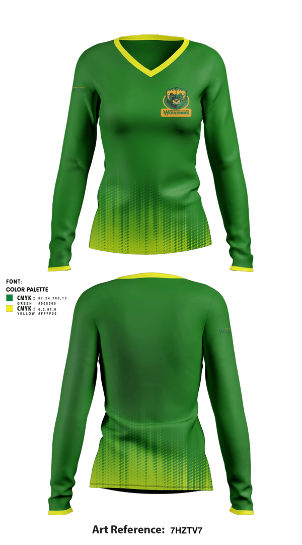 Women's Long Sleeve Vneck Shirt, Essex County College Track and Field, Track & Field, Teamtime, Team time, sublimation, custom sports apparel, team uniforms, spirit wear, spiritwear, sports uniforms, custom shirts, team store, custom team store, fundraiser sports, apparel fundraiser