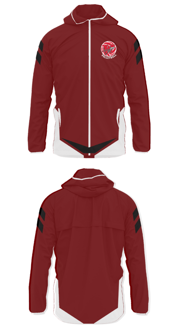Windbreaker, Warrenton R-3 High School Volleyball, Men's Volleyball, Teamtime, Team time, sublimation, custom sports apparel, team uniforms, spirit wear, spiritwear, sports uniforms, custom shirts, team store, custom team store, fundraiser sports, apparel fundraiser