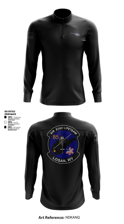 Air Evac Lifeteam 13964837 Quarter Zip Jacket - 31