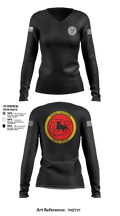 Nmcb 133 87953316 Women's Long Sleeve V-neck Shirt - 3