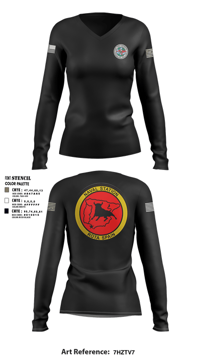 Nmcb 133 87953316 Women's Long Sleeve V-neck Shirt - 3