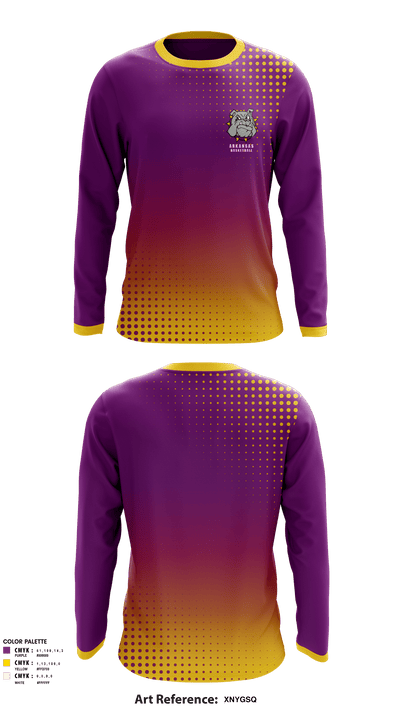 Arkansas City High School Basketball 71419803 Long Sleeve Performance Shirt - 1