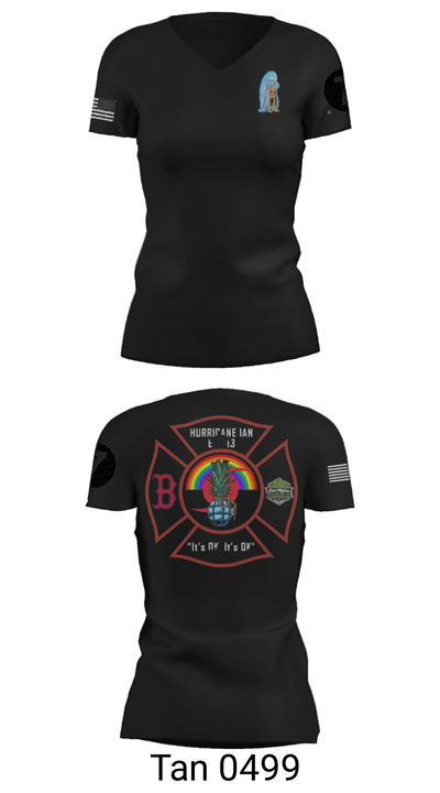 DDT 20743334 Women's Short Sleeve V-neck Shirt - 23