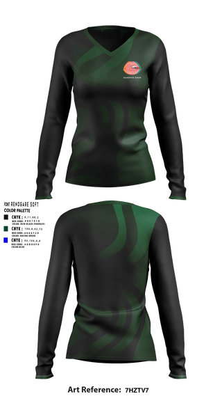Women's Long Sleeve Vneck Shirt, Sandyiis Shop, , Teamtime, Team time, sublimation, custom sports apparel, team uniforms, spirit wear, spiritwear, sports uniforms, custom shirts, team store, custom team store, fundraiser sports, apparel fundraiser