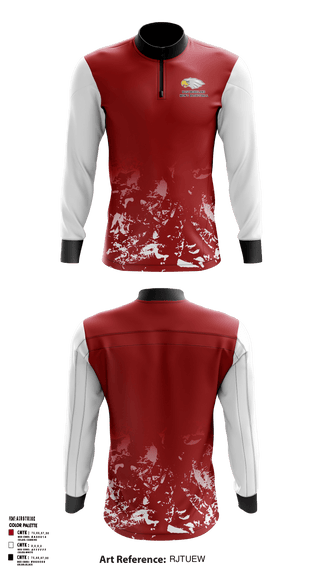 Quarter Zip Jacket, Westmoreland High School, Men's Basketball, Teamtime, Team time, sublimation, custom sports apparel, team uniforms, spirit wear, spiritwear, sports uniforms, custom shirts, team store, custom team store, fundraiser sports, apparel fundraiser