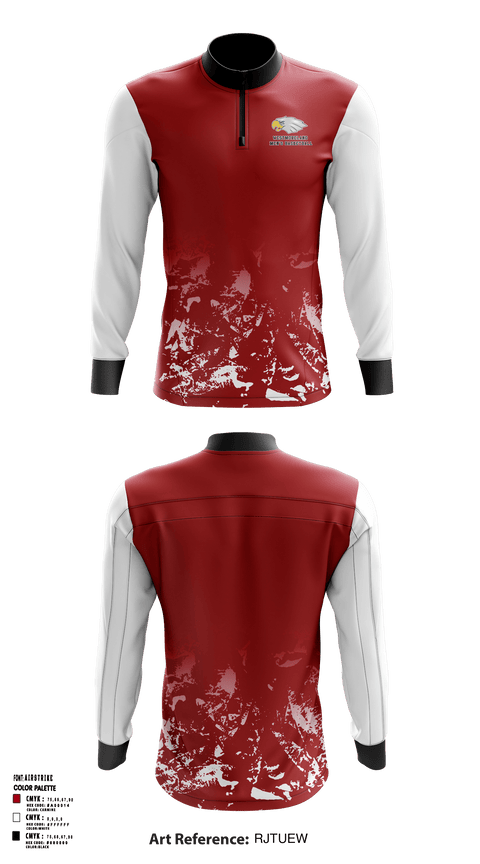 Quarter Zip Jacket, Westmoreland High School, Men's Basketball, Teamtime, Team time, sublimation, custom sports apparel, team uniforms, spirit wear, spiritwear, sports uniforms, custom shirts, team store, custom team store, fundraiser sports, apparel fundraiser