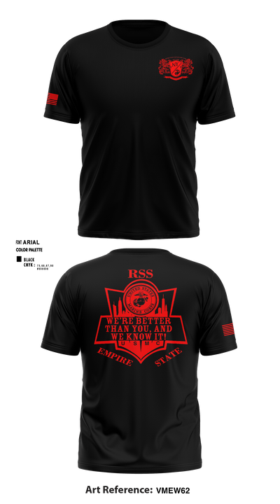 RSS EMPIRE STATE 18505980 Short Sleeve Performance Shirt - 1