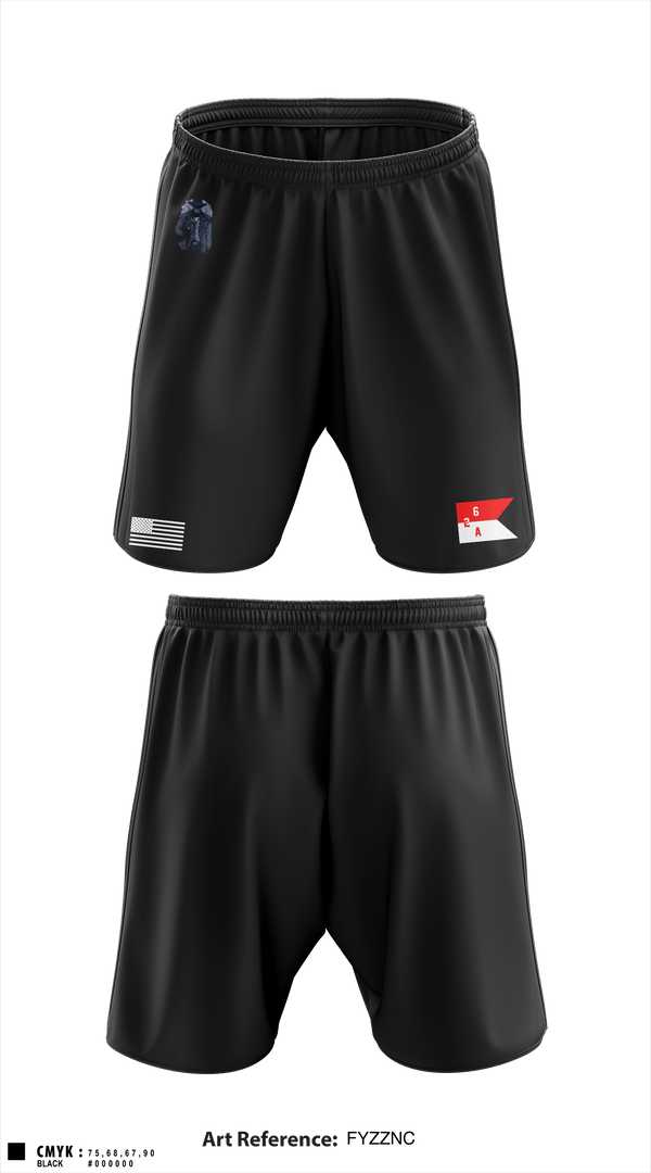 Athletic Shorts With Pockets, 2-6 Cav A Trp, Army, Teamtime, Team time, sublimation, custom sports apparel, team uniforms, spirit wear, spiritwear, sports uniforms, custom shirts, team store, custom team store, fundraiser sports, apparel fundraiser