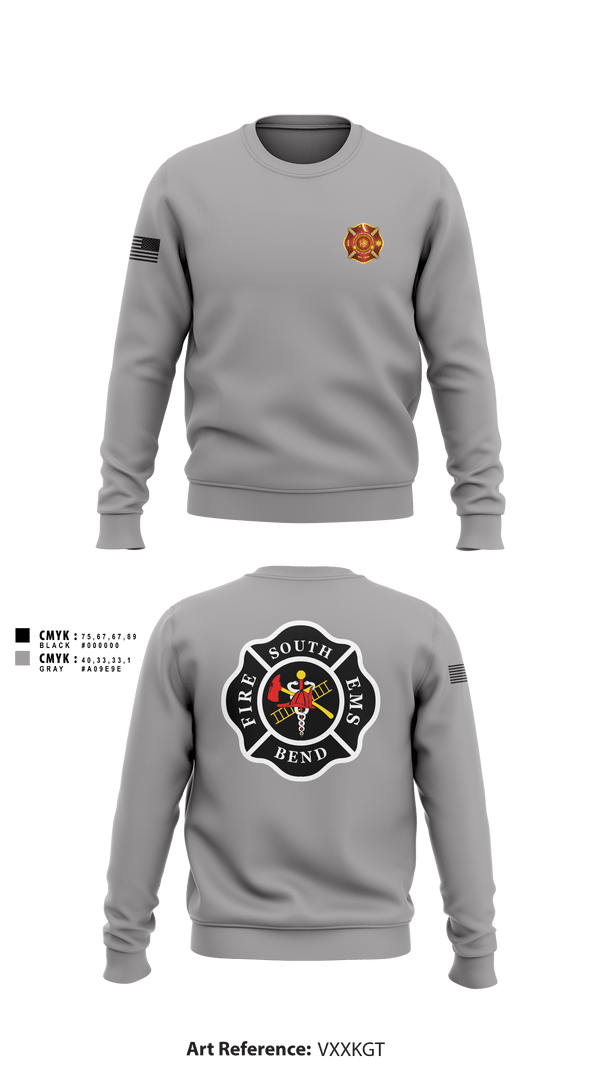 Crew Neck Sweatshirt, , Fire Department, Teamtime, Team time, sublimation, custom sports apparel, team uniforms, spirit wear, spiritwear, sports uniforms, custom shirts, team store, custom team store, fundraiser sports, apparel fundraiser