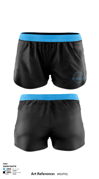 M&T Autocare 16110512 Women's Shorts - 1
