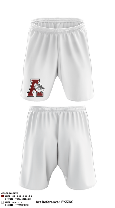 Anniston High School 96960836 Athletic Shorts With Pockets - 4