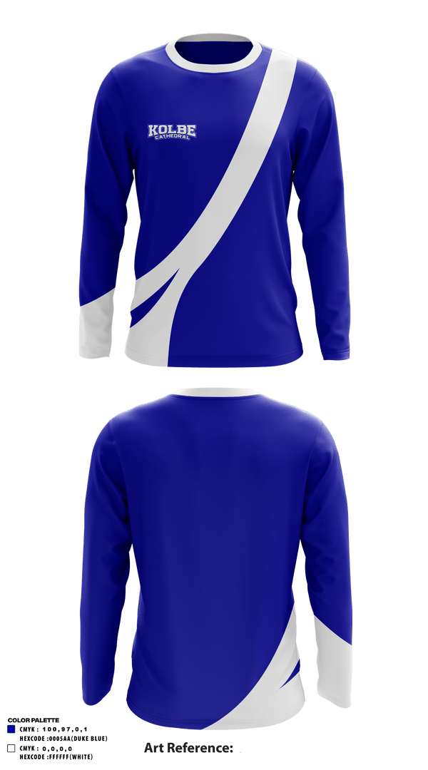 Long Sleeve Performance Shirt, Kolbe Cathedral High School, Spirit Store, Teamtime, Team time, sublimation, custom sports apparel, team uniforms, spirit wear, spiritwear, sports uniforms, custom shirts, team store, custom team store, fundraiser sports, apparel fundraiser