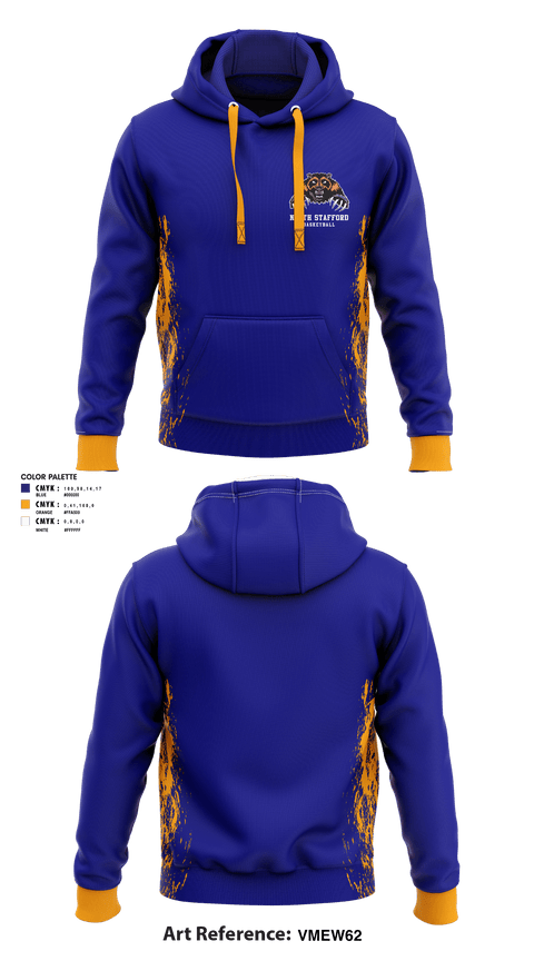 Hoodie, North Stafford High School Basketball, Women's Basketball, Teamtime, Team time, sublimation, custom sports apparel, team uniforms, spirit wear, spiritwear, sports uniforms, custom shirts, team store, custom team store, fundraiser sports, apparel fundraiser