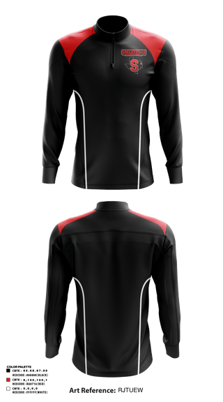 Quarter Zip Jacket, Shelbyville High School Basketball, Women's Basketball, Teamtime, Team time, sublimation, custom sports apparel, team uniforms, spirit wear, spiritwear, sports uniforms, custom shirts, team store, custom team store, fundraiser sports, apparel fundraiser
