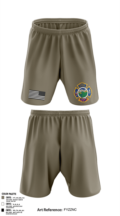 Durango Fire Protection District 71199400 Athletic Shorts With Pockets - 1