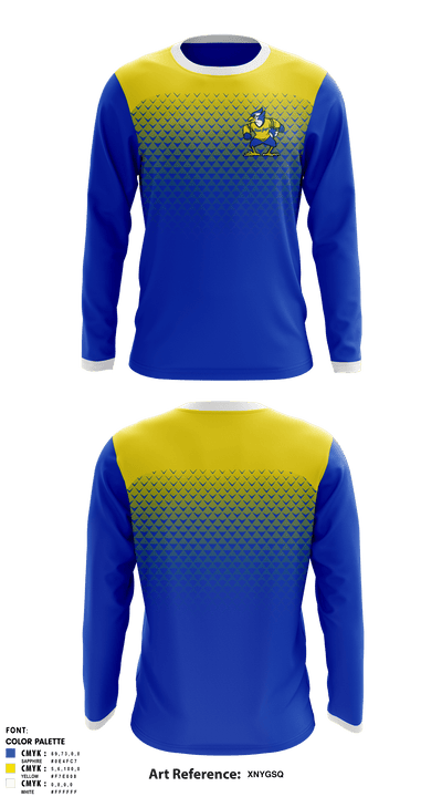 Jewell High School 98009347 Long Sleeve Performance Shirt - 2