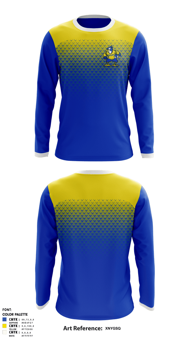 Long Sleeve Performance Shirt, Jewell High School, Spirit Store, Teamtime, Team time, sublimation, custom sports apparel, team uniforms, spirit wear, spiritwear, sports uniforms, custom shirts, team store, custom team store, fundraiser sports, apparel fundraiser