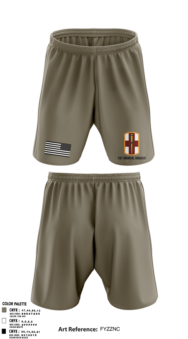 Athletic Shorts With Pockets, 1st Medical Brigade, , Teamtime, Team time, sublimation, custom sports apparel, team uniforms, spirit wear, spiritwear, sports uniforms, custom shirts, team store, custom team store, fundraiser sports, apparel fundraiser