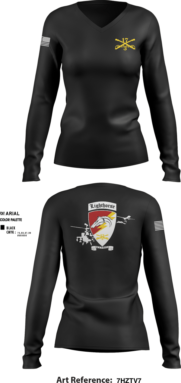 Women's Long Sleeve Vneck Shirt, 3-17 ACS, , Teamtime, Team time, sublimation, custom sports apparel, team uniforms, spirit wear, spiritwear, sports uniforms, custom shirts, team store, custom team store, fundraiser sports, apparel fundraiser