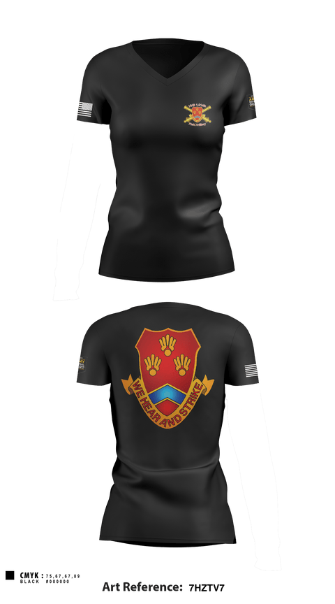 Women's Short Sleeve Vneck Shirt, , National Guard, Teamtime, Team time, sublimation, custom sports apparel, team uniforms, spirit wear, spiritwear, sports uniforms, custom shirts, team store, custom team store, fundraiser sports, apparel fundraiser