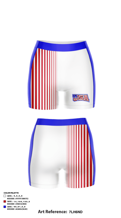 USA 15367480 Women's Compression Shorts - 1