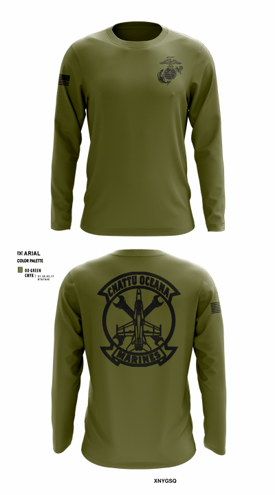 Oceana Marines 61589577 Long Sleeve Performance Shirt - 7