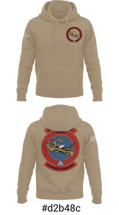 David Lee “Tex” Hill Composite Squadron 94056654 Hoodie - 42