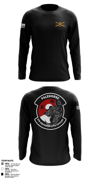 Long Sleeve Performance Shirt, B TRP 5-17 ACS, Army, Teamtime, Team time, sublimation, custom sports apparel, team uniforms, spirit wear, spiritwear, sports uniforms, custom shirts, team store, custom team store, fundraiser sports, apparel fundraiser