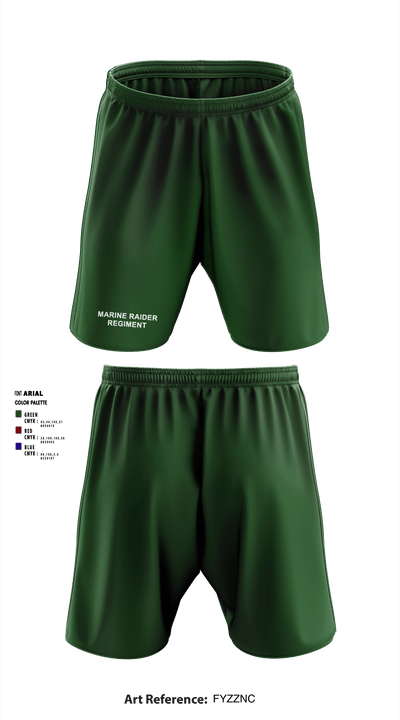 Marine Raider Regiment 14267174 Athletic Shorts With Pockets - 1
