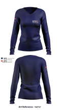 HCA HEALTHCARE 97224522 Women's Long Sleeve V-neck Shirt - 2