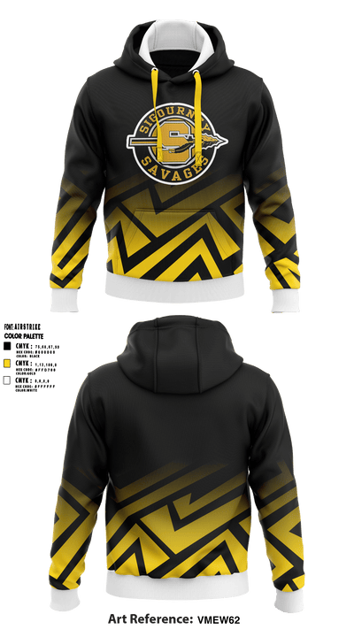 Sigourney Senior High School Basketball 72122211 Hoodie - 1