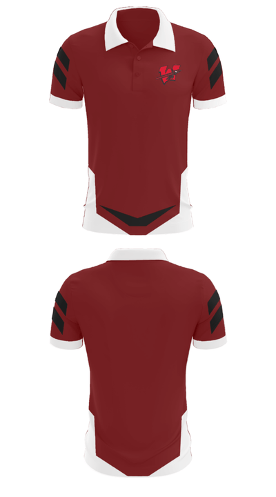 Warrenton R-3 High School Volleyball 68386387 Short Sleeve Performance Polo - 21