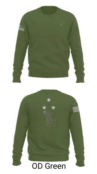 Crew Neck Sweatshirt, , Army, Teamtime, Team time, sublimation, custom sports apparel, team uniforms, spirit wear, spiritwear, sports uniforms, custom shirts, team store, custom team store, fundraiser sports, apparel fundraiser