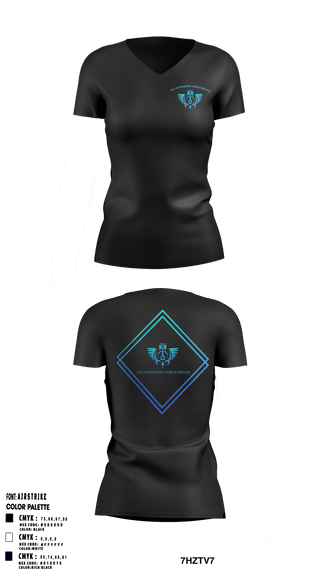 Women's Short Sleeve Vneck Shirt, H & J Automotive / Mobile service, , Teamtime, Team time, sublimation, custom sports apparel, team uniforms, spirit wear, spiritwear, sports uniforms, custom shirts, team store, custom team store, fundraiser sports, apparel fundraiser