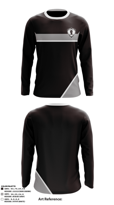 Black Knight Security 84076713 Long Sleeve Performance Shirt - 1