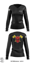 716 25461008 Women's Long Sleeve V-neck Shirt - 1
