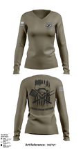 FSC 1-19th SFG(A) 54846303 Women's Long Sleeve V-neck Shirt - 51