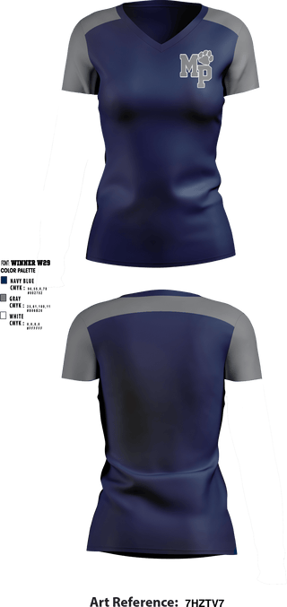 Women's Short Sleeve Vneck Shirt, Moss Point Athletics, Spirit Store, Teamtime, Team time, sublimation, custom sports apparel, team uniforms, spirit wear, spiritwear, sports uniforms, custom shirts, team store, custom team store, fundraiser sports, apparel fundraiser