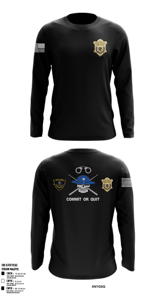 Long Sleeve Performance Shirt, , Police, Teamtime, Team time, sublimation, custom sports apparel, team uniforms, spirit wear, spiritwear, sports uniforms, custom shirts, team store, custom team store, fundraiser sports, apparel fundraiser