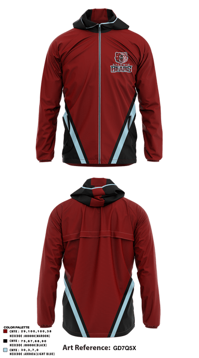 Baldwin High School 30634360 Windbreaker - 2