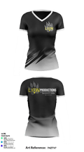 LION PRODUCTIONSLION PRODUCTIONS 6740566 Women's Short Sleeve V-neck Shirt - 1