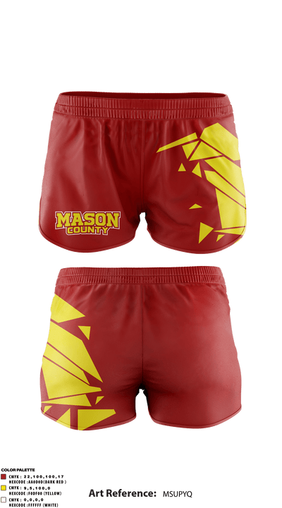 Mason County Eastern High School 46854016 Track Shorts - 1
