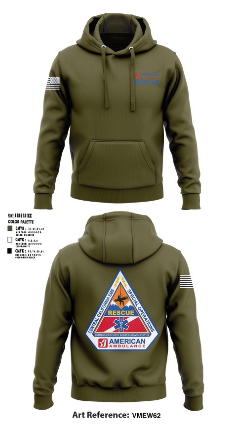 Hoodie, American Ambulance Rescue, , Teamtime, Team time, sublimation, custom sports apparel, team uniforms, spirit wear, spiritwear, sports uniforms, custom shirts, team store, custom team store, fundraiser sports, apparel fundraiser