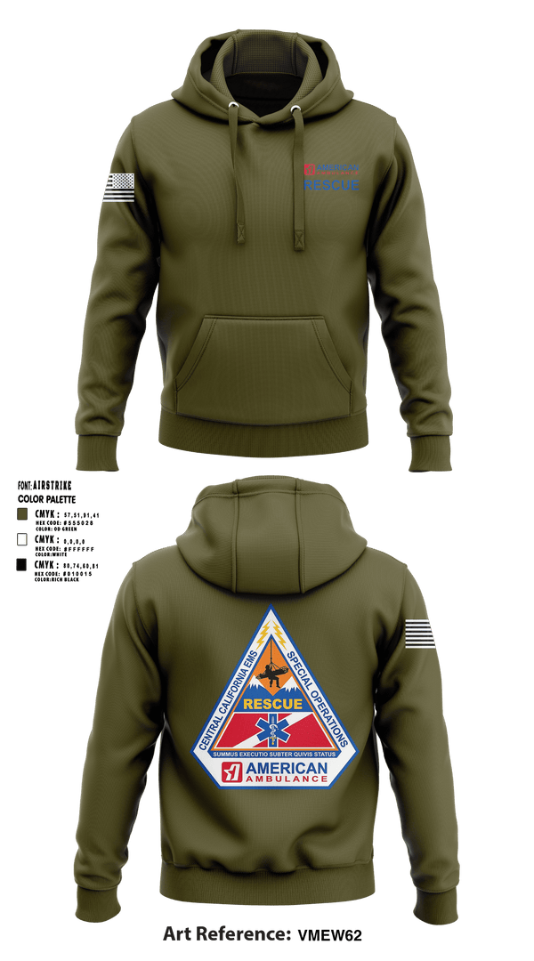 Hoodie, American Ambulance Rescue, , Teamtime, Team time, sublimation, custom sports apparel, team uniforms, spirit wear, spiritwear, sports uniforms, custom shirts, team store, custom team store, fundraiser sports, apparel fundraiser