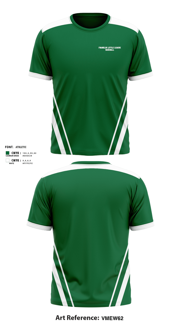Short Sleeve Performance Shirt, Franklin Little League Baseball, Baseball, Teamtime, Team time, sublimation, custom sports apparel, team uniforms, spirit wear, spiritwear, sports uniforms, custom shirts, team store, custom team store, fundraiser sports, apparel fundraiser